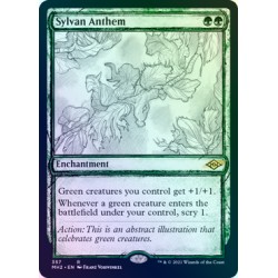 Sylvan Anthem (Showcase) FOIL MH2 NM
