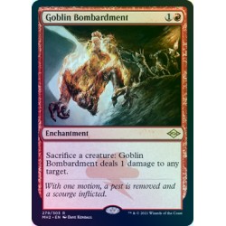 Goblin Bombardment ETCHED FOIL MH2 NM