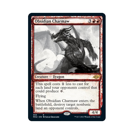 Obsidian Charmaw (Showcase) MH2 NM
