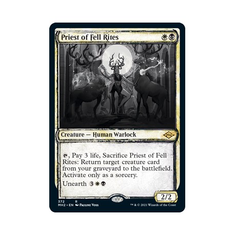 Priest of Fell Rites (Showcase) MH2 NM