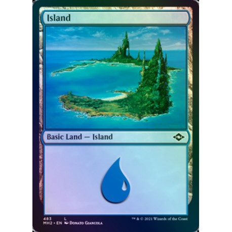 Island 483 ETCHED FOIL MH2 NM