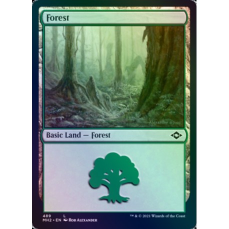Forest 489 ETCHED FOIL MH2 NM