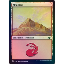 Mountain 487 ETCHED FOIL MH2 NM