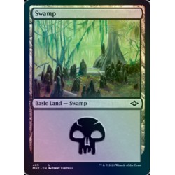 Swamp 485 ETCHED FOIL MH2 NM