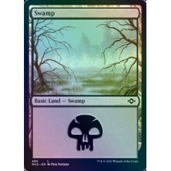 Swamp 486 ETCHED FOIL MH2 NM