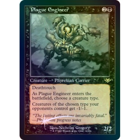 Plague Engineer (Retro) ETCHED FOIL H1R NM