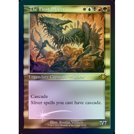 The First Sliver (Retro) ETCHED FOIL H1R NM