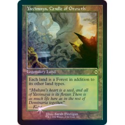 Yavimaya, Cradle of Growth (Retro) ETCHED FOIL MH2 NM
