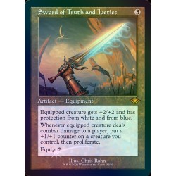 Sword of Truth and Justice (Retro) ETCHED FOIL H1R NM