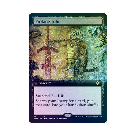 Profane Tutor (Extended) FOIL MH2 NM
