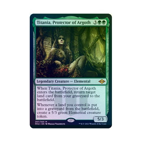 Titania, Protector of Argoth ETCHED FOIL MH2 NM