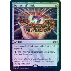 Nevinyrral's Disk ETCHED FOIL MH2 NM