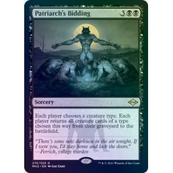 Patriarch's Bidding ETCHED FOIL MH2 NM