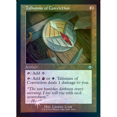 Talisman of Conviction (Retro) FOIL H1R NM