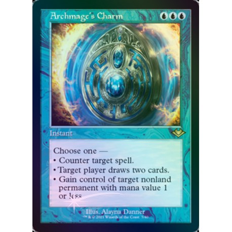 Archmage's Charm (Retro) ETCHED FOIL H1R NM