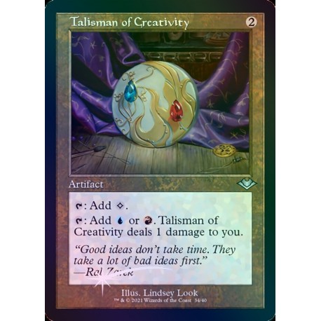 Talisman of Creativity (Retro) ETCHED FOIL H1R NM