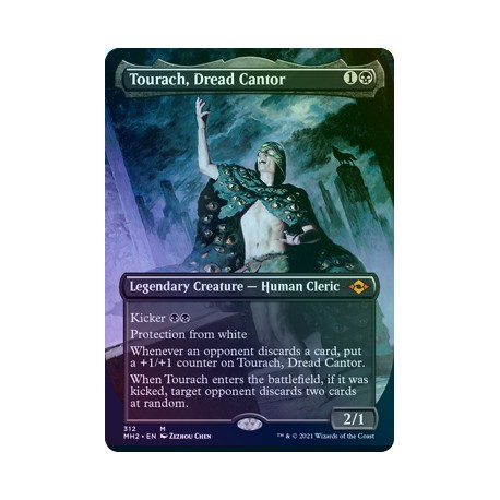 Tourach, Dread Cantor (Borderless) FOIL MH2 NM
