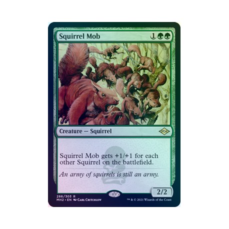 Squirrel Mob ETCHED FOIL MH2 NM