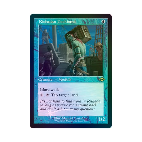 Rishadan Dockhand (Retro) ETCHED FOIL MH2 NM