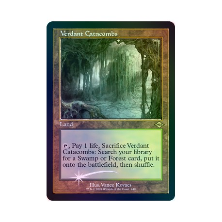 Verdant Catacombs (Retro) ETCHED FOIL MH2 NM