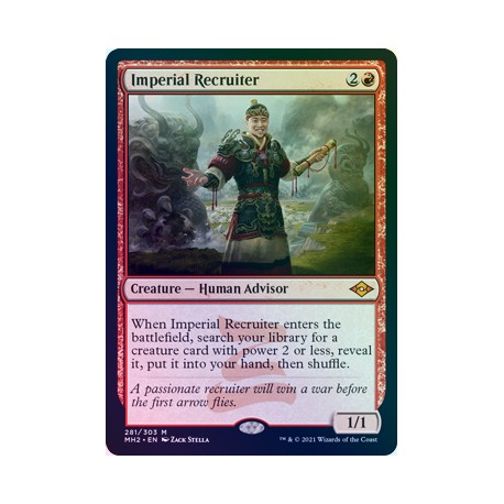 Imperial Recruiter ETCHED FOIL MH2 NM