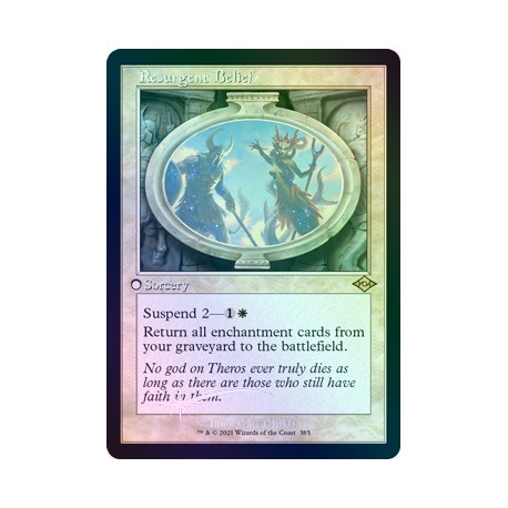 Resurgent Belief (Retro) ETCHED FOIL MH2 NM