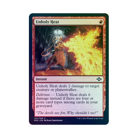 Unholy Heat FOIL MH2 NM