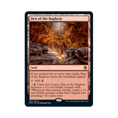 Den of the Bugbear AFR NM