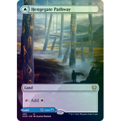 Hengegate Pathway // Mistgate Pathway (Borderless) FOIL KHM NM