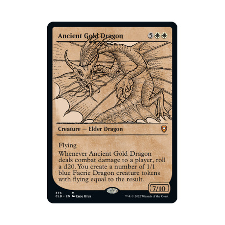 Ancient Gold Dragon (Showcase) CLB NM