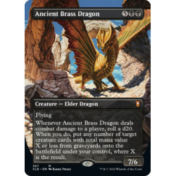 Ancient Brass Dragon (Borderless) CLB NM