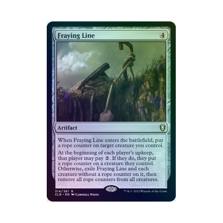 Fraying Line FOIL CLB NM
