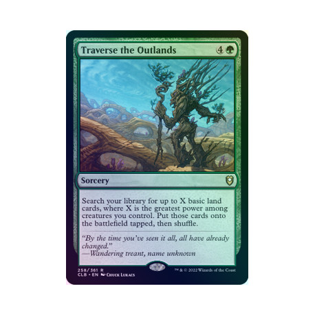 Traverse the Outlands FOIL CLB NM