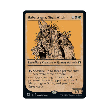 Baba Lysaga, Night Witch (Showcase) CLB NM