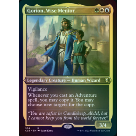 Gorion, Wise Mentor ETCHED FOIL CLB NM