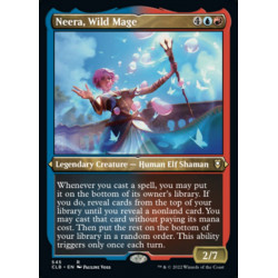 Neera, Wild Mage ETCHED FOIL CLB NM