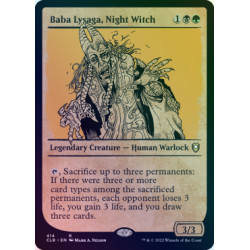 Baba Lysaga, Night Witch (Showcase) FOIL CLB NM