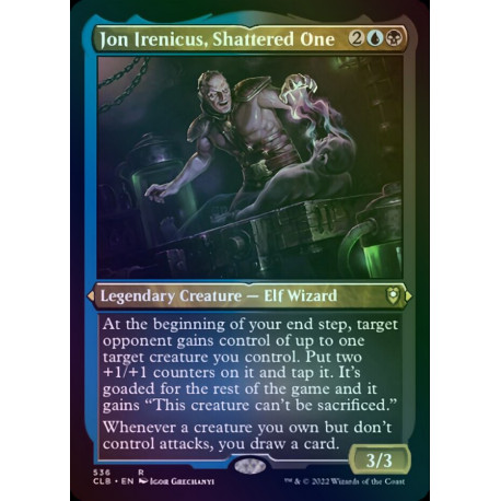 Jon Irenicus, Shattered One ETCHED FOIL CLB NM