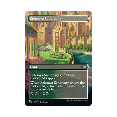 Selesnya Sanctuary (Borderless) 2X2 NM