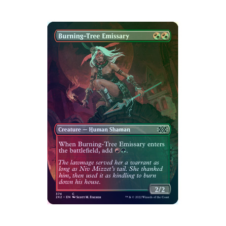 Burning-Tree Emissary (Borderless) FOIL 2X2 NM