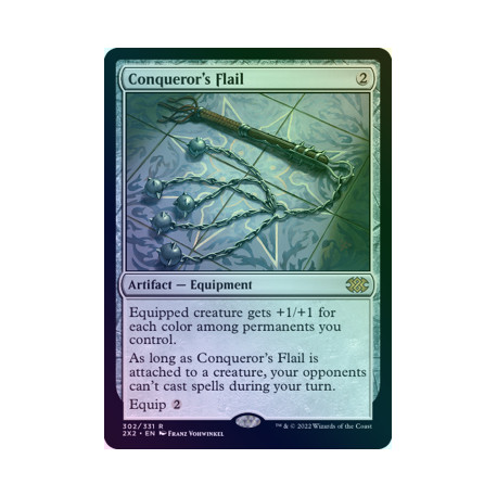 Conqueror's Flail FOIL 2X2 NM