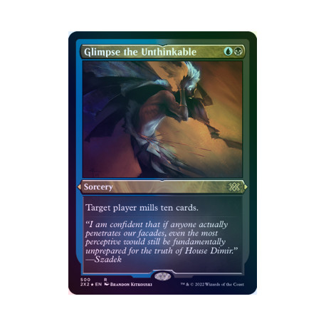 Glimpse the Unthinkable ETCHED FOIL 2X2 NM