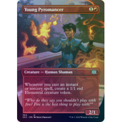 Young Pyromancer (Borderless) FOIL 2X2 NM