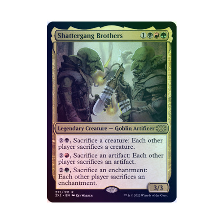 Shattergang Brothers FOIL 2X2 NM