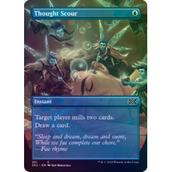Thought Scour (Borderless) FOIL 2X2 NM