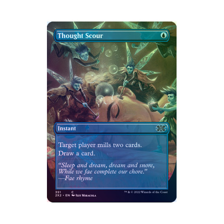 Thought Scour (Borderless) FOIL 2X2 NM