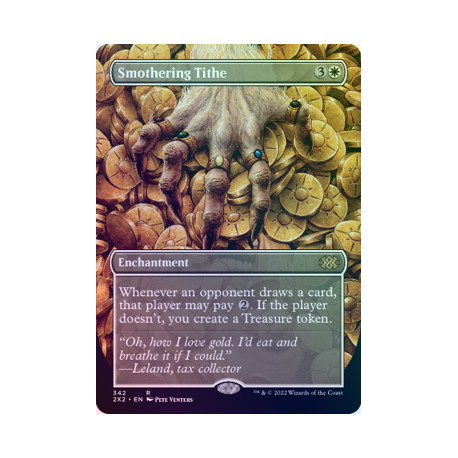Smothering Tithe (Borderless) FOIL 2X2 NM
