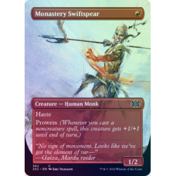 Monastery Swiftspear (Borderless) FOIL 2X2 NM
