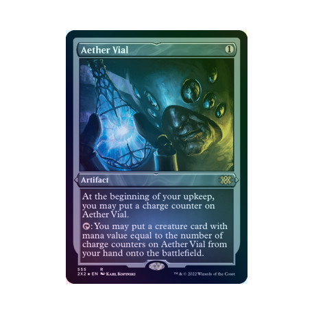 Aether Vial ETCHED FOIL 2X2 NM