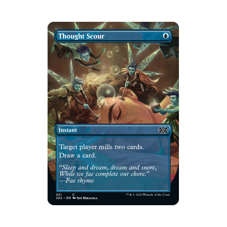 Thought Scour (Borderless) 2X2 NM